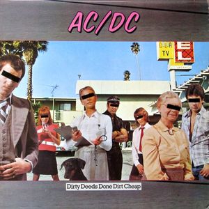 vinyl LP AC/DC Dirty Deeds Done Dirt Cheap
