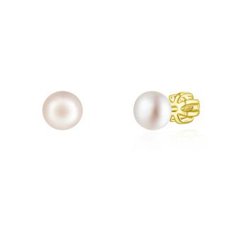 Olivie Náušnice 5mm PERLY AAA GOLD 9115