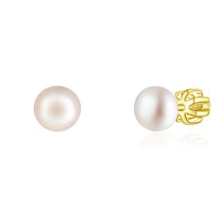 Olivie Náušnice 7mm PERLY AAA GOLD 9117