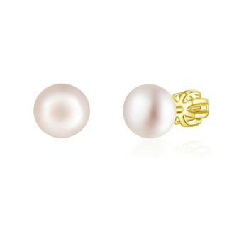 Olivie Náušnice 8mm PERLY AAA GOLD 9118