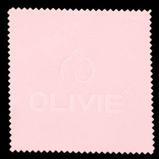 OLIVIE Ružová čistiaca utierka - handrička na striebro 7131