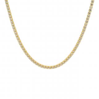 Olivie Stříbrný tenisový choker 35+5cm GOLD 9361