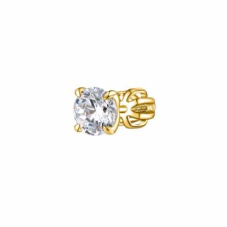 Olivie Strieborná 6mm náušnica PIPPI GOLD 1 ks 8766
