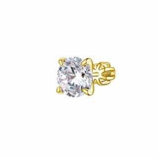 Olivie Strieborná 8mm náušnica PIPPI GOLD 1 ks 8768