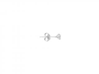 Olivie Strieborná náušnica 4 mm ZORA 1 ks 8742