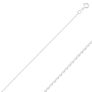 Olivie Strieborná rhódiovaná 40cm retiazka 3040