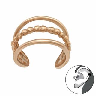 Olivie Strieborná záušnica ROSE 1 ks 7485