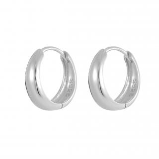 Olivie Strieborné 12,5mm náušnice GOLD 9030
