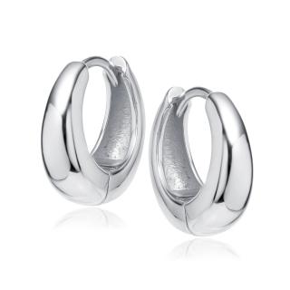 Olivie Strieborné 12mm náušnice 8553
