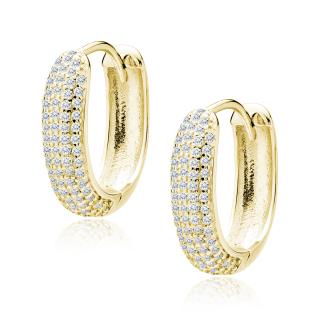 Olivie Strieborné náušnice 1,7cm GOLD 9190
