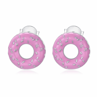 Olivie Strieborné náušnice DONUT 9218