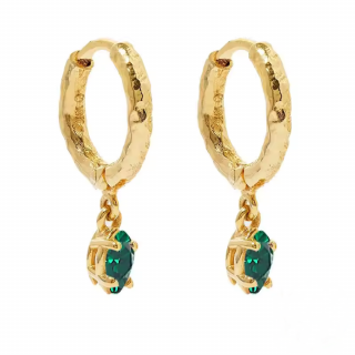 Olivie Strieborné náušnice GOLD 8728