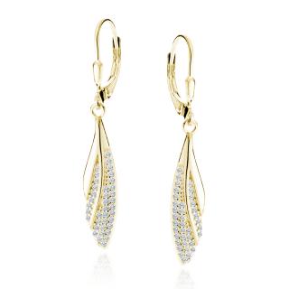 Olivie Strieborné náušnice KRÍDLO GOLD 8557