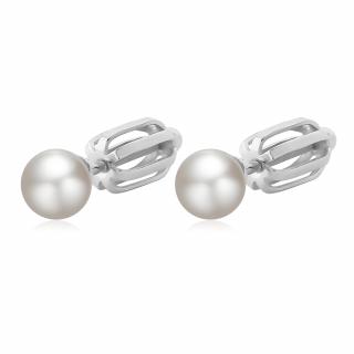 Olivie Strieborné náušnice na skrutku 5mm SHELL PERLY 9022