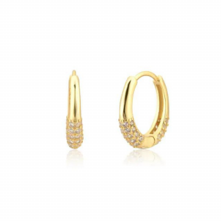 Olivie Strieborné náušnice ORELLA GOLD 7919
