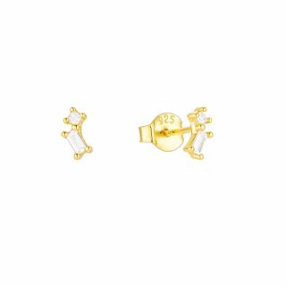 Olivie Strieborné náušnice PATRICIE GOLD 8827