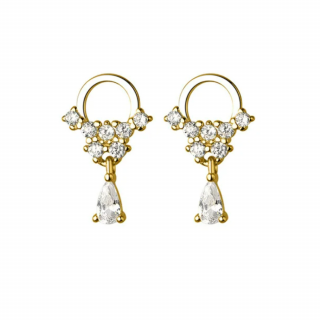 Olivie Strieborné náušnice ZARA GOLD 8694