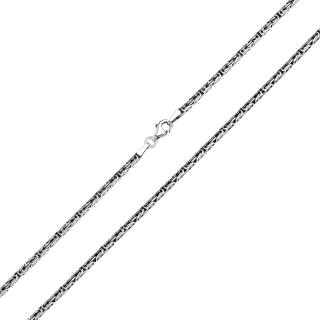 OLIVIE Strieborný 50cm kráľovský náhrdelník 7338