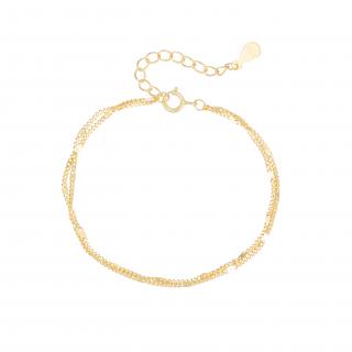 Olivie Strieborný detský náramok GOLD 9250
