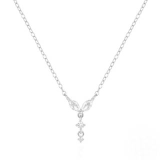 Olivie Strieborný minimalistický náhrdelník 8706