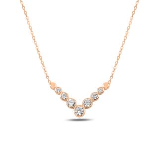 OLIVIE Strieborný náhrdelník ROSE 4793