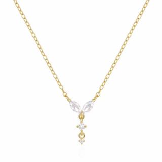 Olivie Strieborný náhrdelník VIOLA GOLD 9068