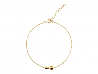 Olivie Strieborný náramok KVAPKA GOLD 9459 Dĺžka náramku: 18+3 cm