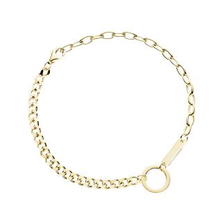 Olivie Strieborný náramok TEENAGER GOLD 9009