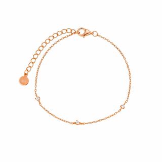 Olivie Strieborný náramok TRI SESTRY ROSE 8961