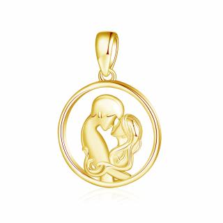Olivie Strieborný prívesok LÁSKA GOLD 8609
