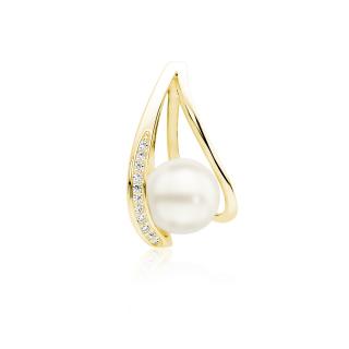 Olivie Strieborný prívesok PERLA GOLD 5948