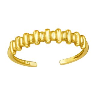 Olivie Strieborný prsteň na nohu GOLD 8680
