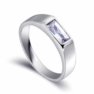 OLIVIE Strieborný prsteň pre mužov DANDY 5792 Veľkosť prsteňov: 8 (EÚ: 57 – 58)