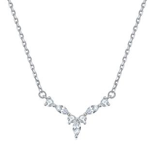 OLIVIE Strieborný svadobný náhrdelník 8242