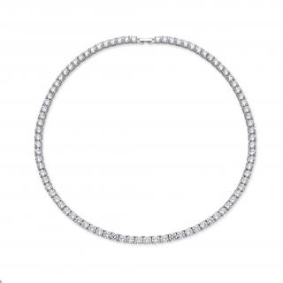OLIVIE Strieborný tenisový 45cm/5mm náhrdelník 7292