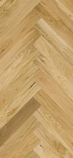 Drevená podlaha Dub Caramel Herringbone , matný lak, 14x130x725 mm (cena za m2)