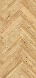 Drevená podlaha Dub Ramsey Piccolo Herringbone , prírodný olej, 14x110x660 mm