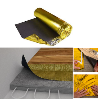 Podložka pod podlahy Acoustic Aquastop Gold 2,0 mm (cena za m2)