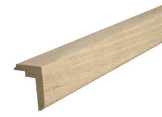 schodová hrana dub click k podlahám barlinek dĺžka 1 meter  (high stairnose)