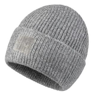 Dámska pletená zimná čiapka WOOLK Olaf - tmavo šedej farby 7100379-4