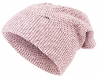 Dámska zimná čiapka Wrobi C109, svetlo ružovej farby 7100406