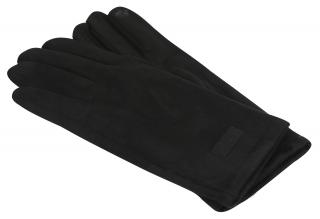 Dámske plyšové rukavice - čiernej farby 9001523-9