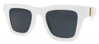 Dámske slnečné okuliare, Cat Eye - hranaté 23807, bielej farby 9001557-9