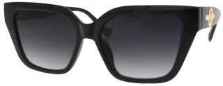 Dámske slnečné okuliare, Cat Eye S3541, čiernej farby 9001557-41