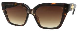 Dámske slnečné okuliare, Cat Eye S3541, leopardí motív - hnedej farby 9001557-40