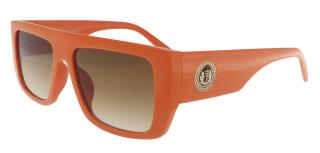 Dámske slnečné okuliare, štvorcové 22224, oranžovej farby 9001399-107