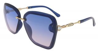 Dámske slnečné okuliare, štvorcové 22351, modrej farby 9001399-51