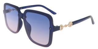 Dámske slnečné okuliare, štvorcové 22352, modrej farby 9001399-55