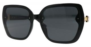 Dámske slnečné okuliare, štvorcové 22356, čiernej farby 9001399-152