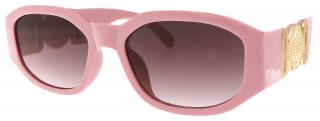 Dámske slnečné okuliare, štvorcové 23804, ružovej farby 9001557-4